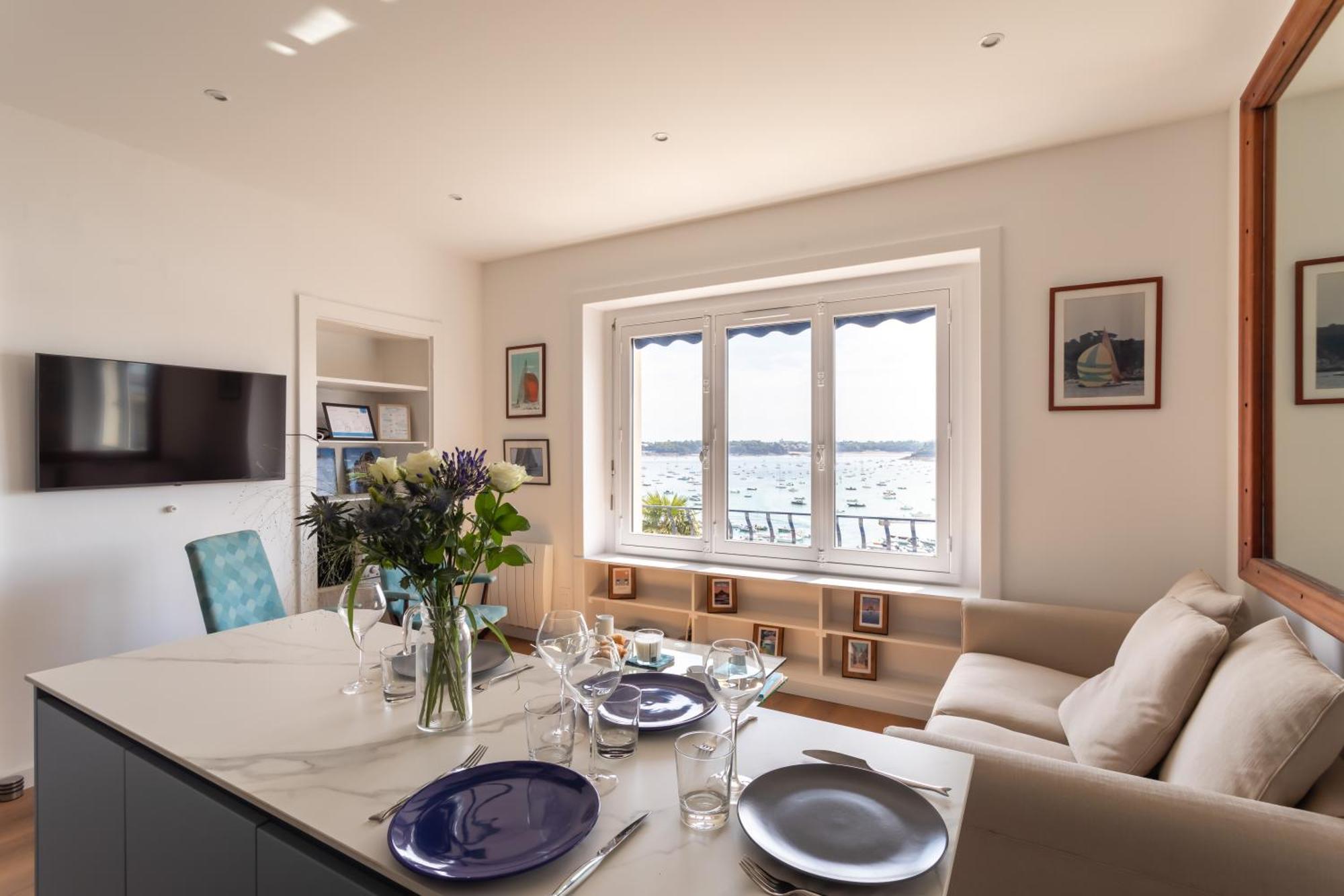 Le Beauvoir 1 - Appt Vue Mer Дінар Екстер'єр фото